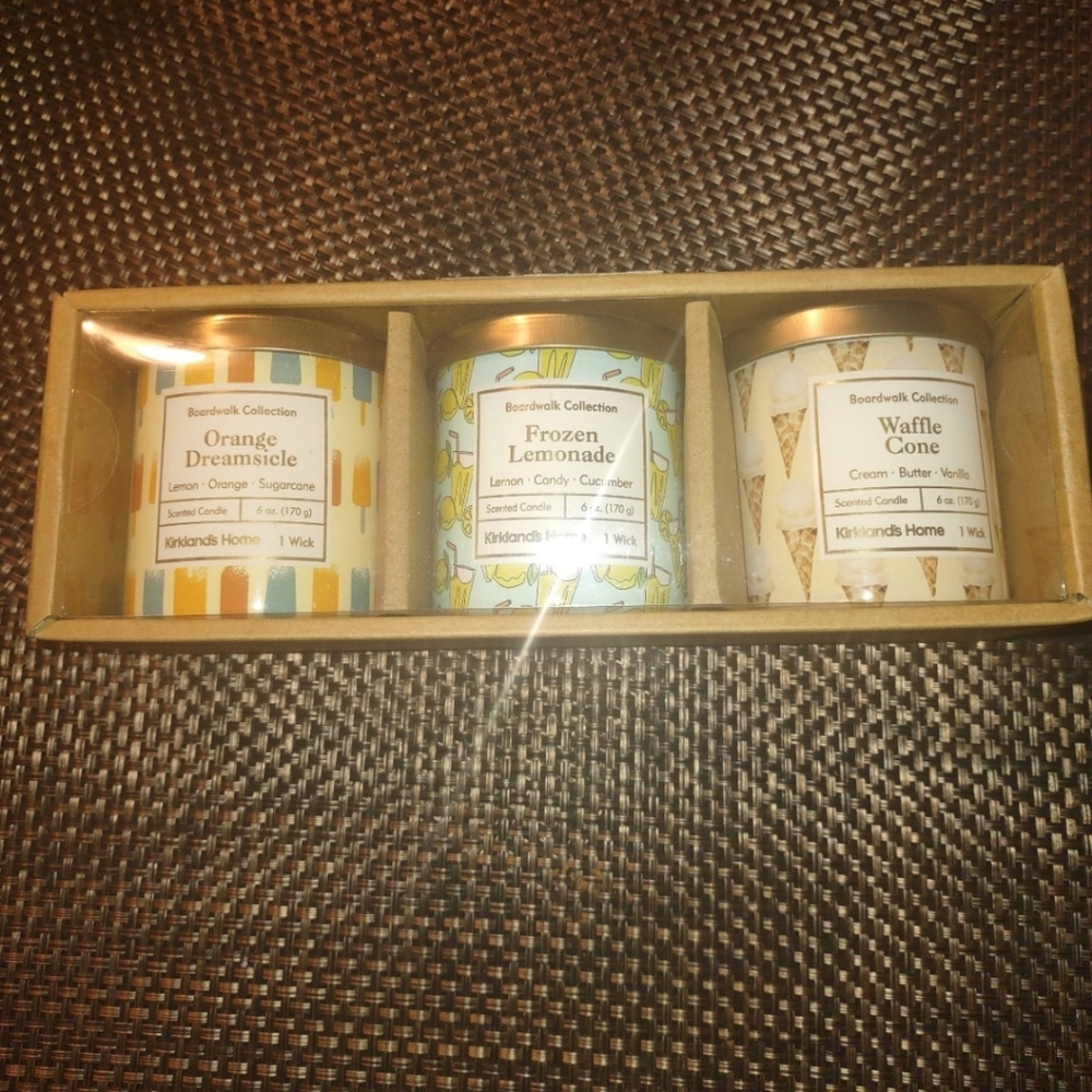 Kirkland's Dessert Scented Candles